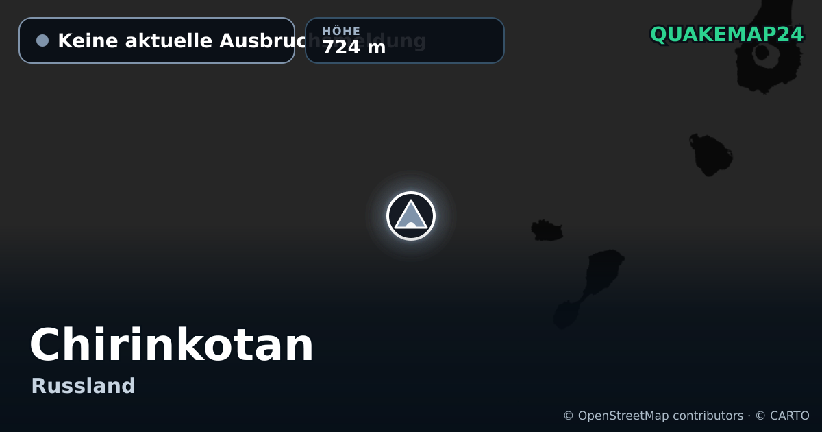 Chirinkotan · Keine aktuelle Ausbruchsmeldung · 724 m