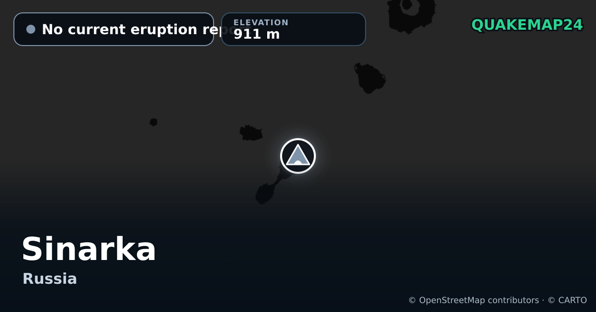 Sinarka · No current eruption report · 911 m