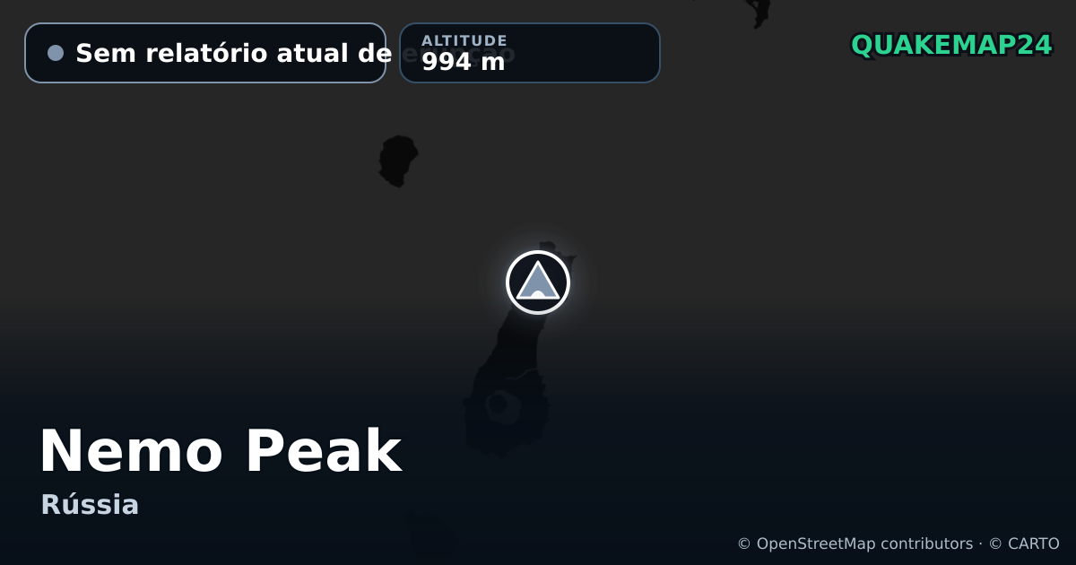 Nemo Peak · Sem relatório atual de erupção · 994 m