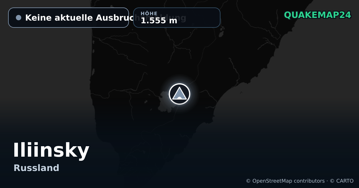 Iliinsky · Keine aktuelle Ausbruchsmeldung · 1.555 m