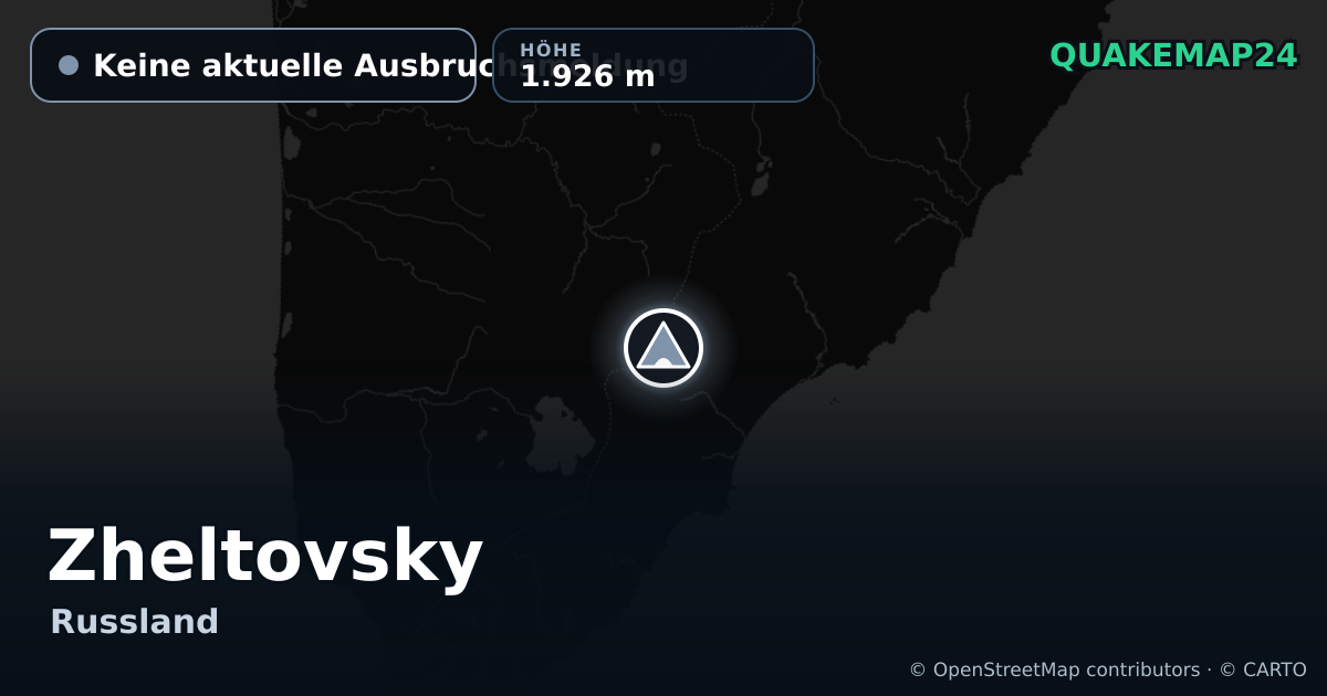 Zheltovsky · Keine aktuelle Ausbruchsmeldung · 1.926 m