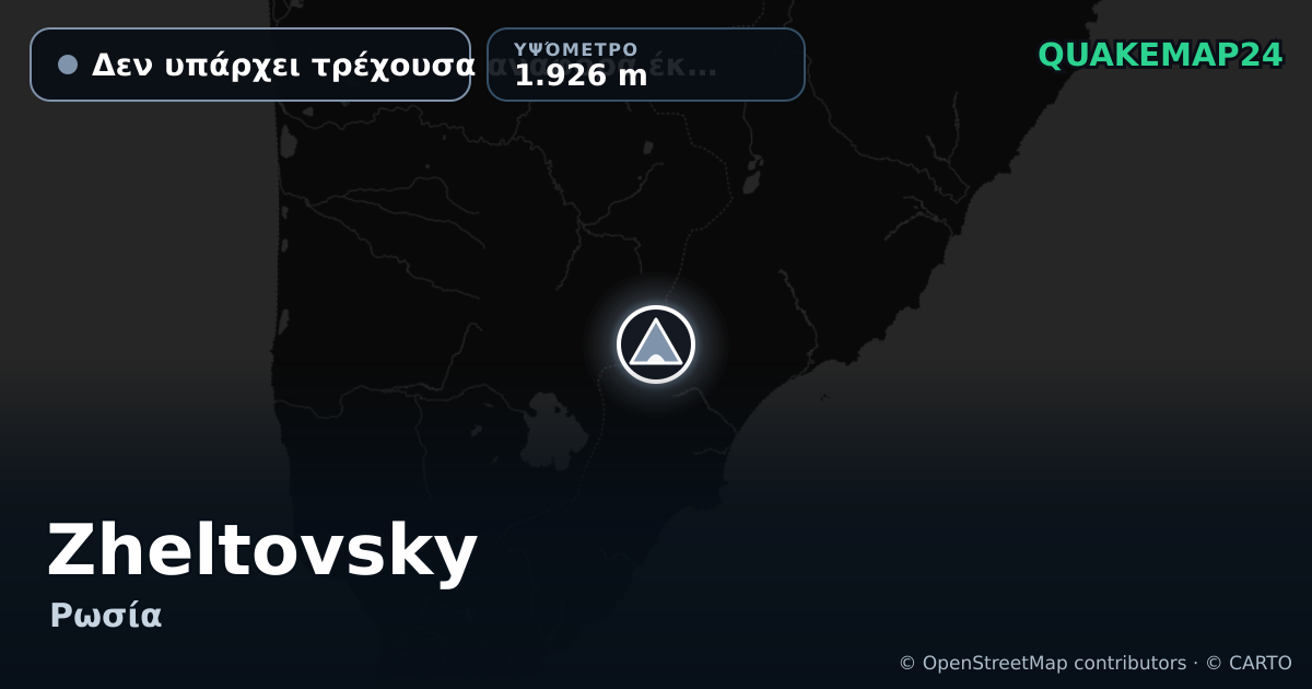 Zheltovsky · Δεν υπάρχει τρέχουσα αναφορά έκρηξης · 1.926 m