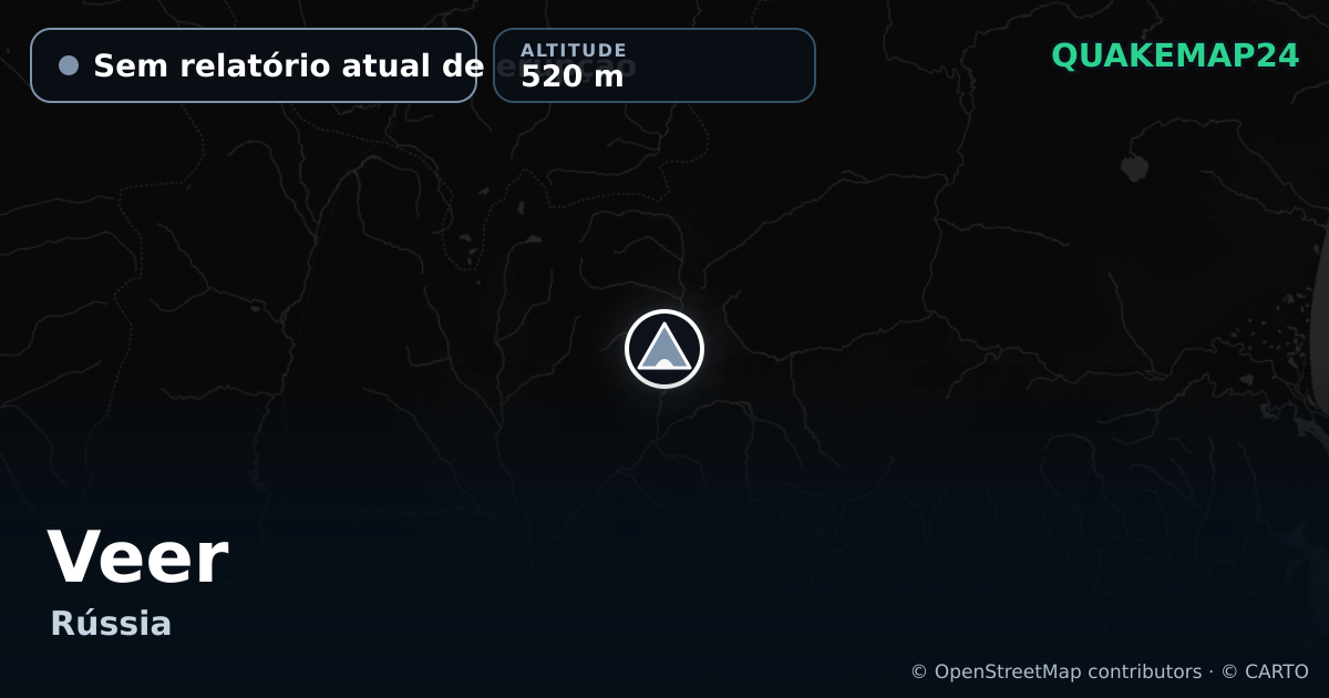 Veer · Sem relatório atual de erupção · 520 m