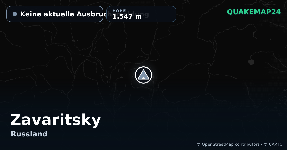 Zavaritsky · Keine aktuelle Ausbruchsmeldung · 1.547 m