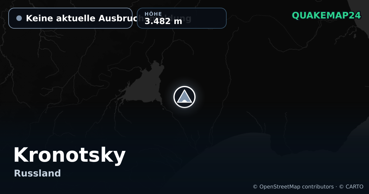 Kronotsky · Keine aktuelle Ausbruchsmeldung · 3.482 m