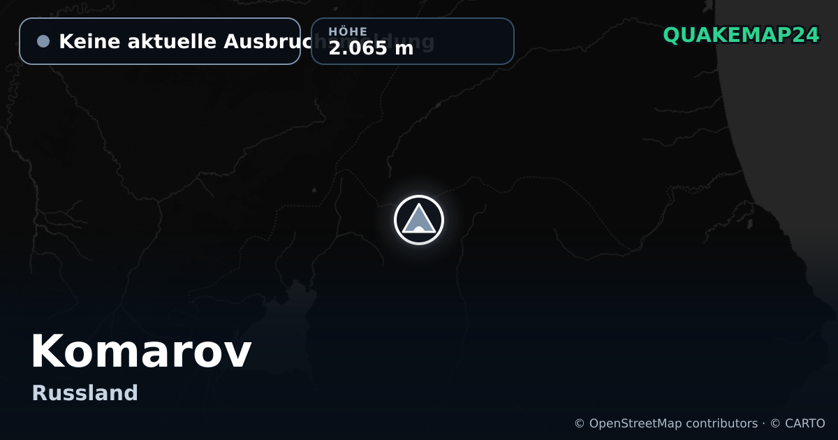 Komarov · Keine aktuelle Ausbruchsmeldung · 2.065 m