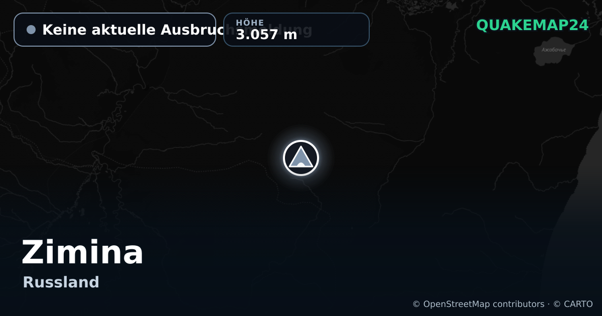 Zimina · Keine aktuelle Ausbruchsmeldung · 3.057 m