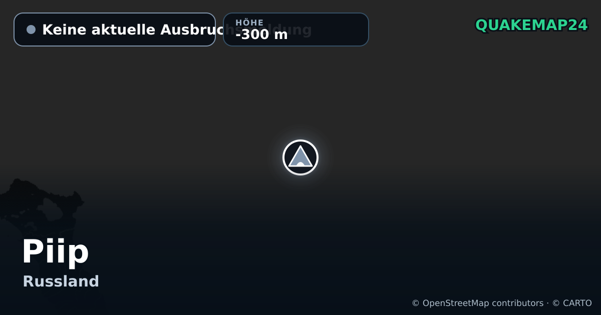 Piip · Keine aktuelle Ausbruchsmeldung · -300 m