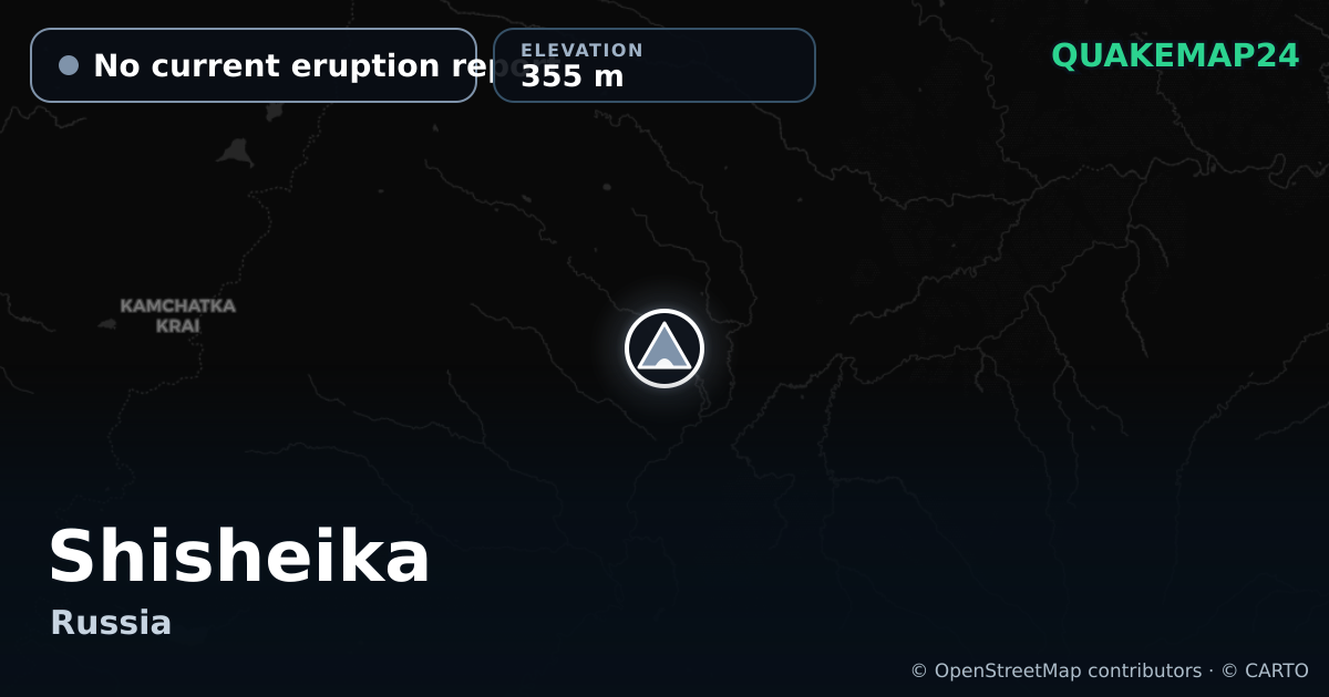 Shisheika · No current eruption report · 355 m