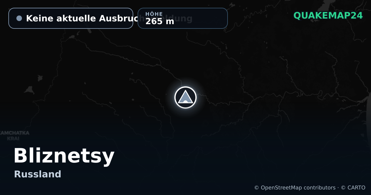 Bliznetsy · Keine aktuelle Ausbruchsmeldung · 265 m