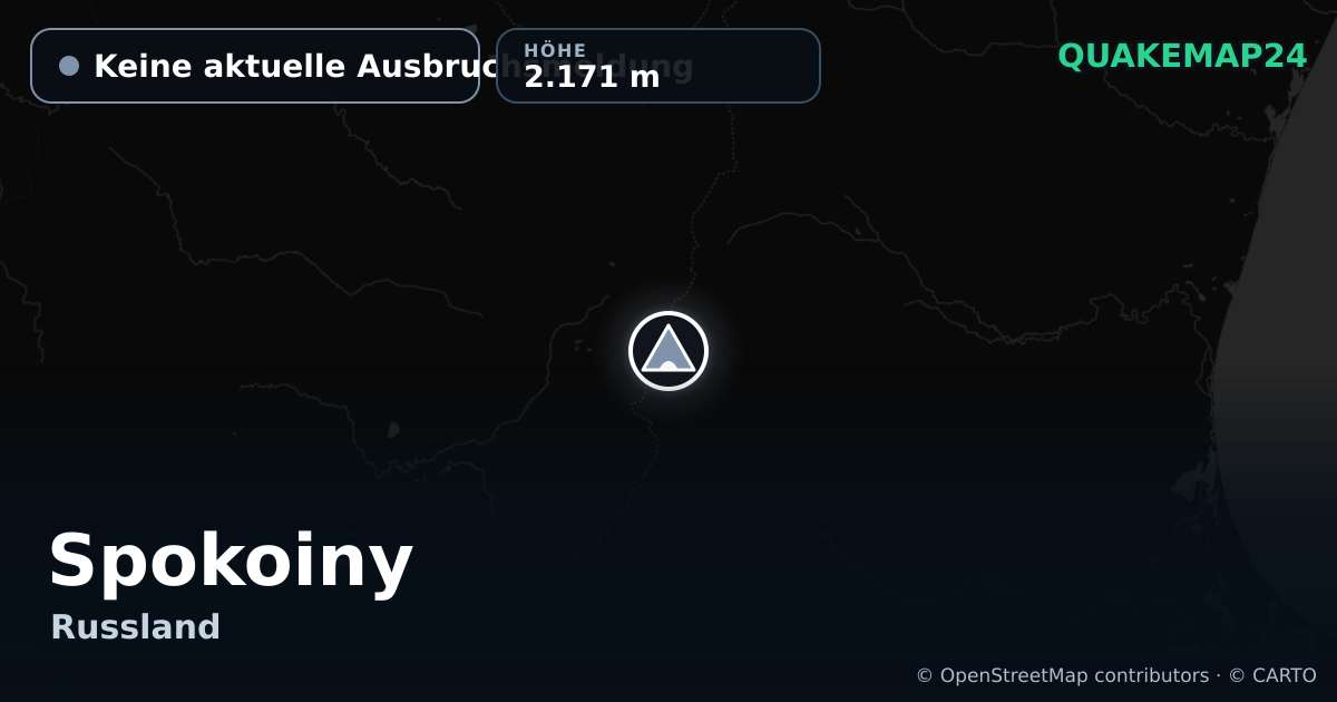 Spokoiny · Keine aktuelle Ausbruchsmeldung · 2.171 m