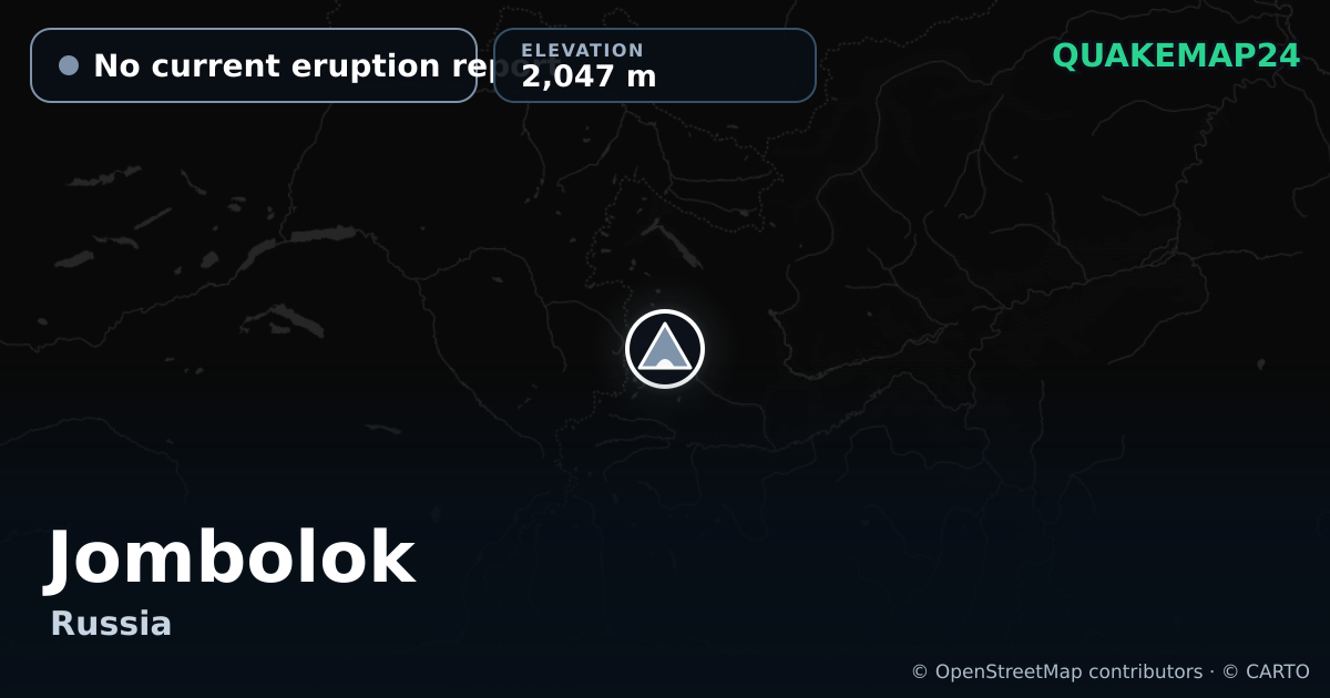 Jombolok · No current eruption report · 2,047 m