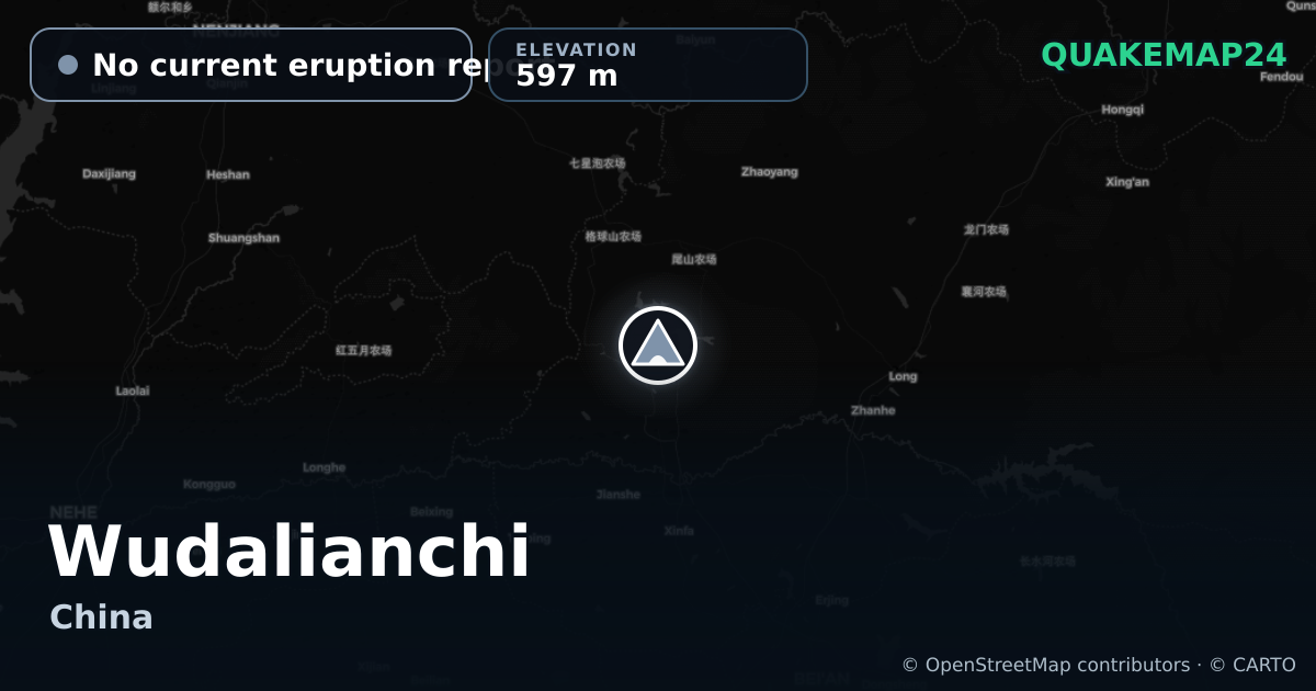 Wudalianchi · No current eruption report · 597 m