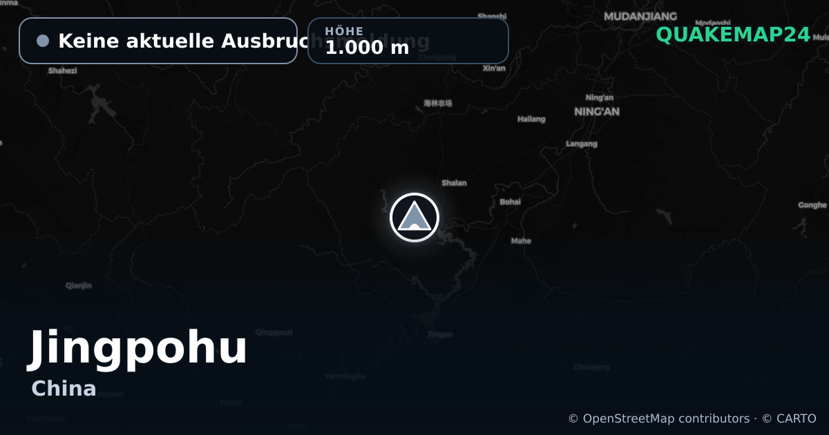 Jingpohu · Keine aktuelle Ausbruchsmeldung · 1.000 m