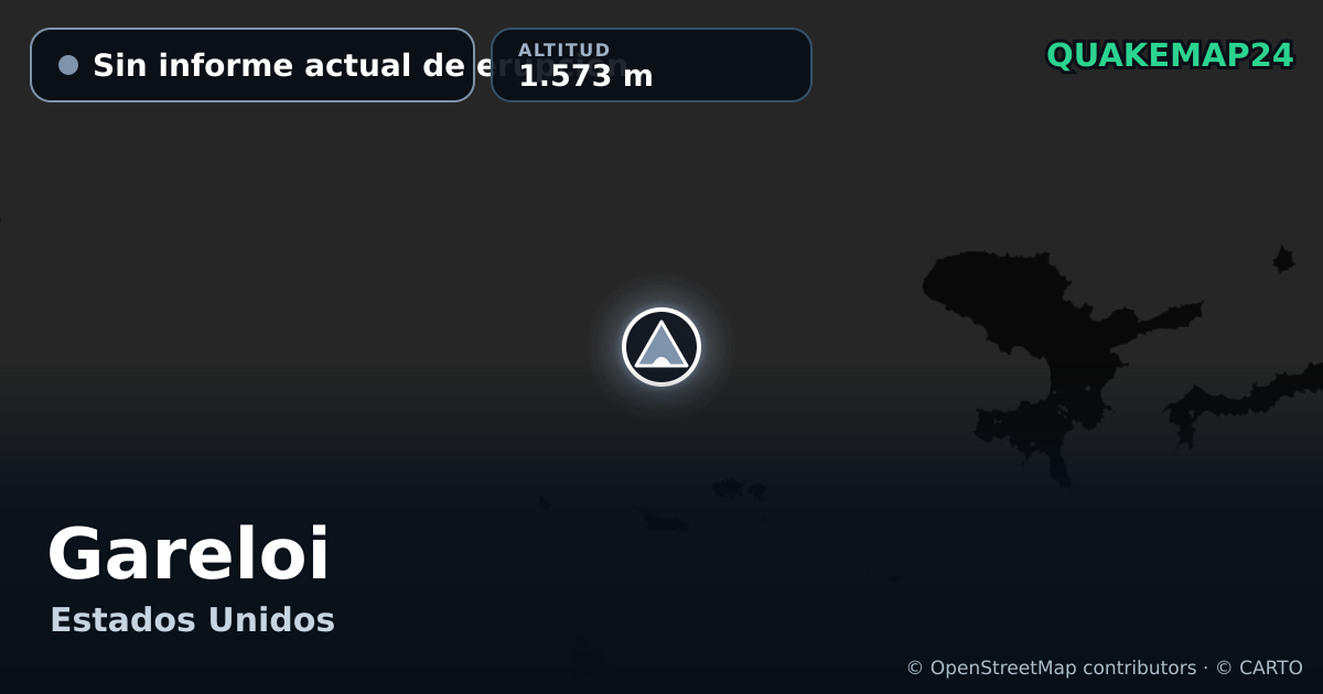 Gareloi · Sin informe actual de erupción · 1.573 m