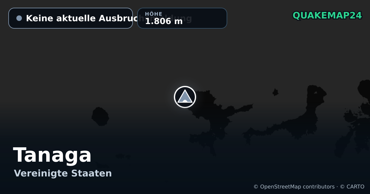Tanaga · Keine aktuelle Ausbruchsmeldung · 1.806 m