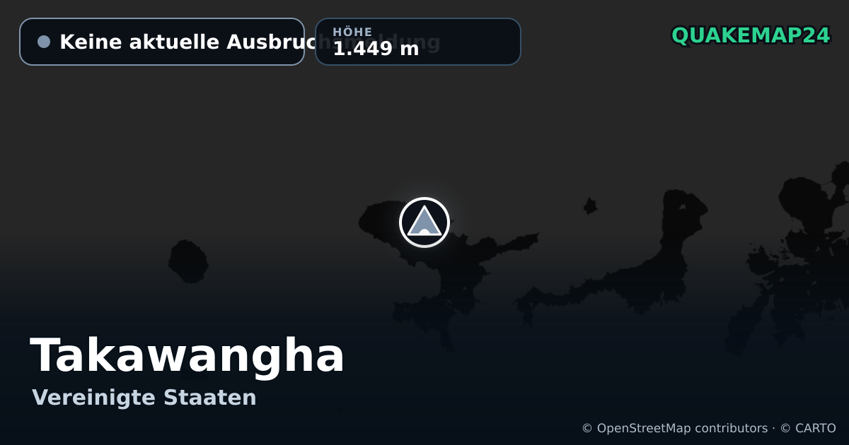 Takawangha · Keine aktuelle Ausbruchsmeldung · 1.449 m