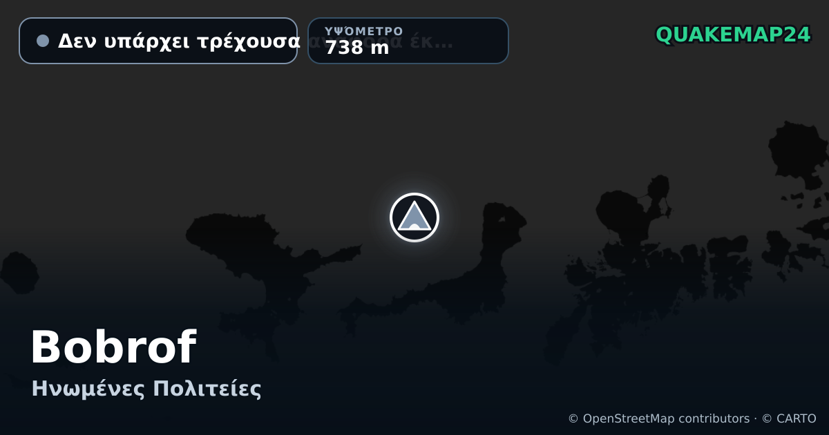 Bobrof · Δεν υπάρχει τρέχουσα αναφορά έκρηξης · 738 m