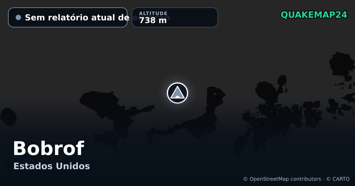 Bobrof · Sem relatório atual de erupção · 738 m