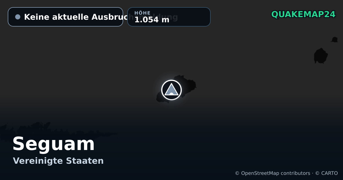 Seguam · Keine aktuelle Ausbruchsmeldung · 1.054 m