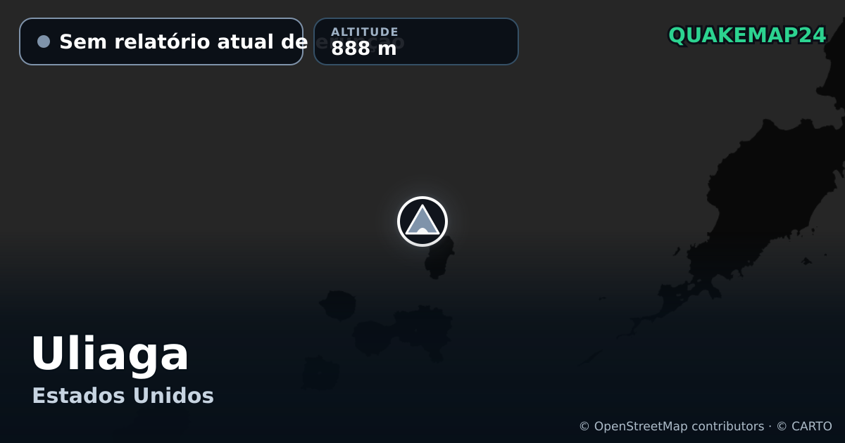 Uliaga · Sem relatório atual de erupção · 888 m