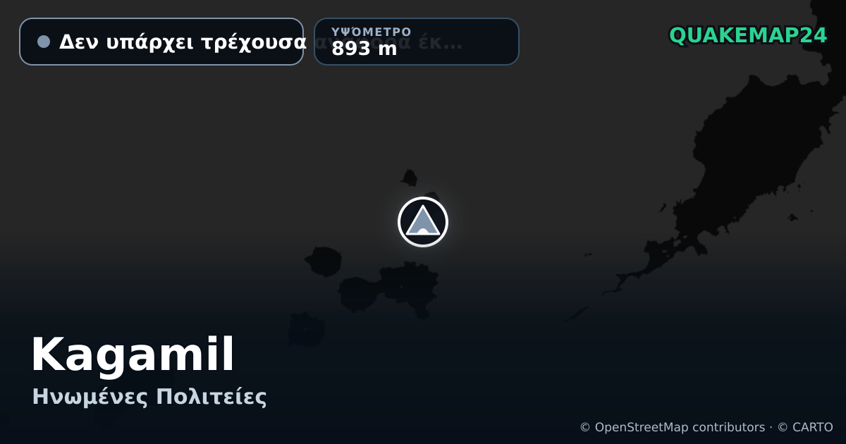 Kagamil · Δεν υπάρχει τρέχουσα αναφορά έκρηξης · 893 m