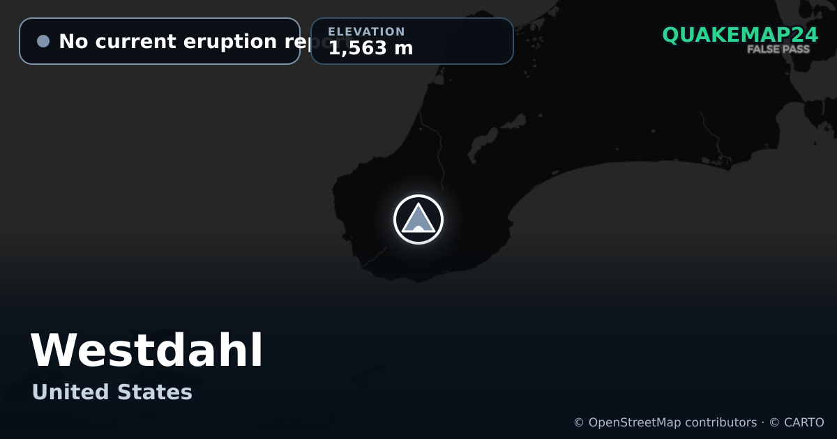 Westdahl · No current eruption report · 1,563 m