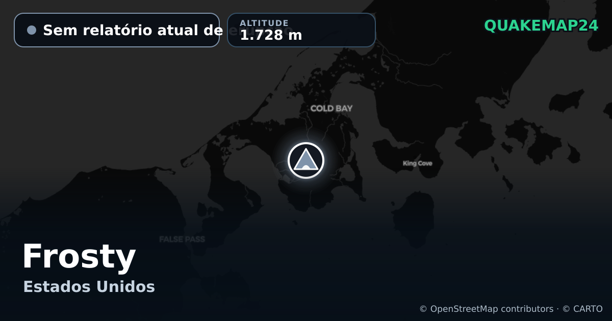 Frosty · Sem relatório atual de erupção · 1.728 m