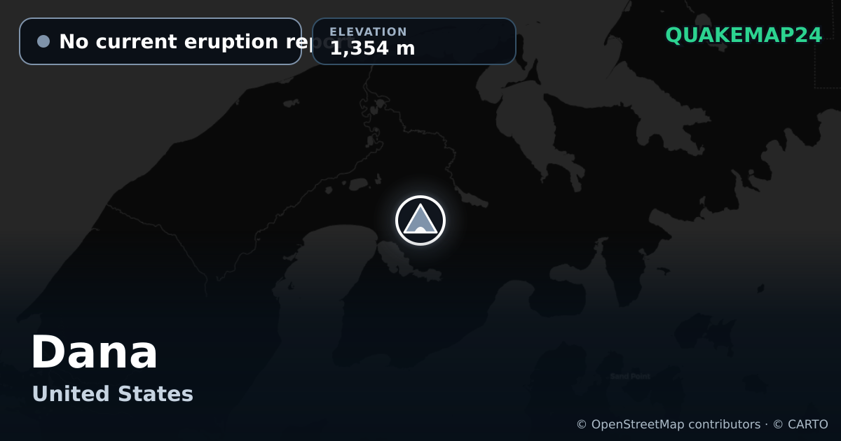 Dana · No current eruption report · 1,354 m