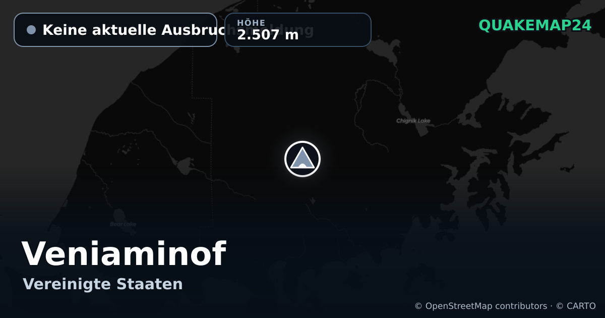 Veniaminof · Keine aktuelle Ausbruchsmeldung · 2.507 m