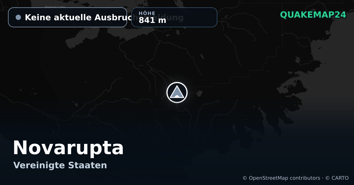 Novarupta · Keine aktuelle Ausbruchsmeldung · 841 m