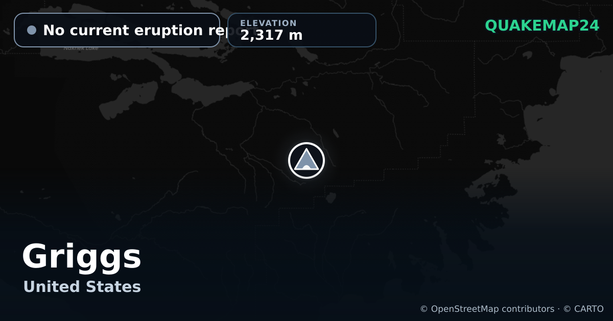 Griggs · No current eruption report · 2,317 m