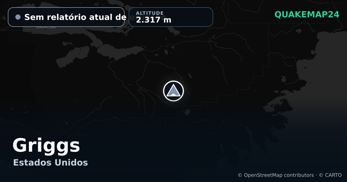 Griggs · Sem relatório atual de erupção · 2.317 m