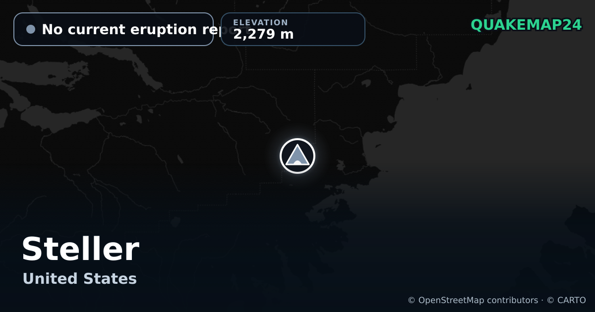 Steller · No current eruption report · 2,279 m