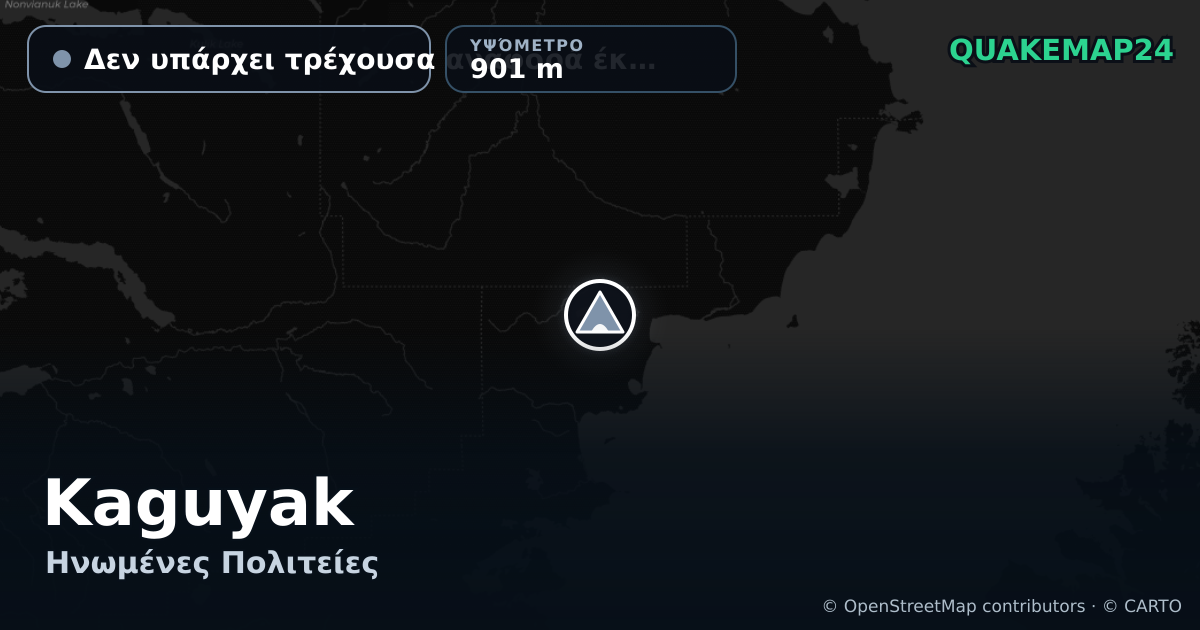 Kaguyak · Δεν υπάρχει τρέχουσα αναφορά έκρηξης · 901 m
