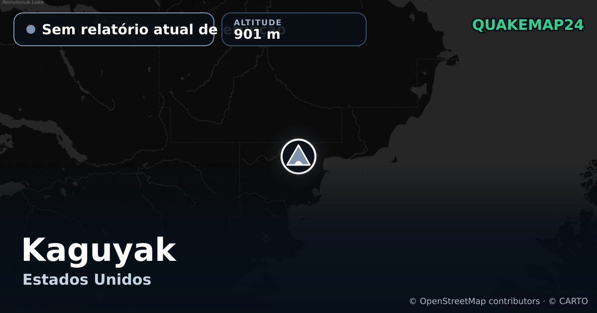 Kaguyak · Sem relatório atual de erupção · 901 m