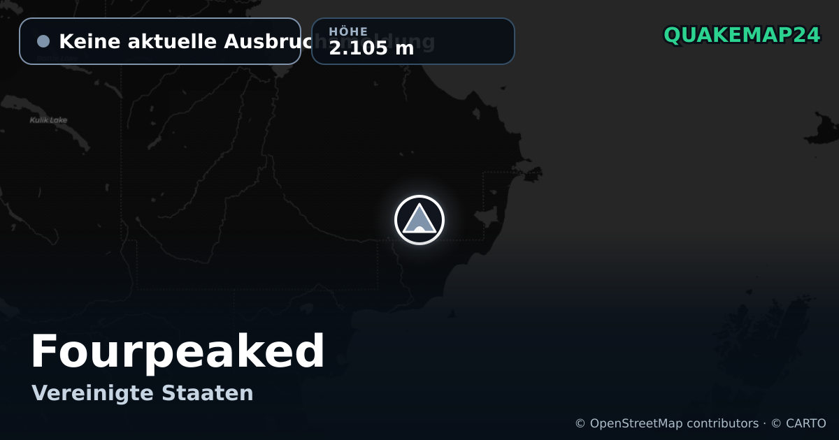 Fourpeaked · Keine aktuelle Ausbruchsmeldung · 2.105 m