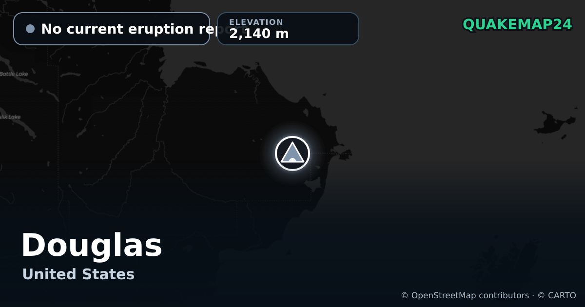 Douglas · No current eruption report · 2,140 m