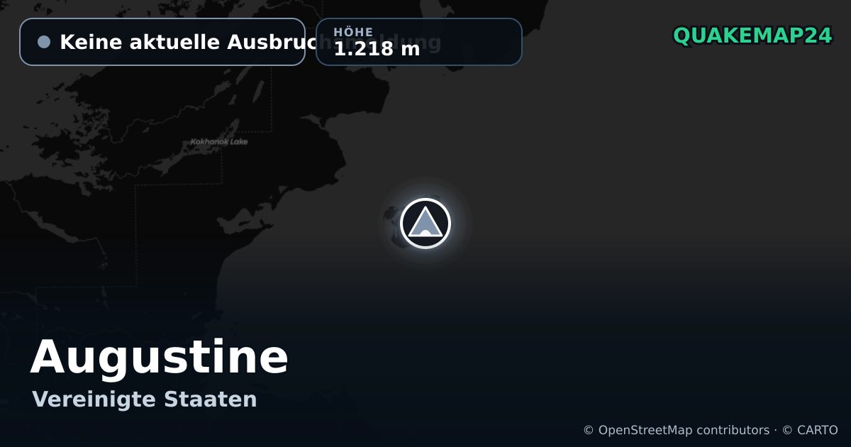 Augustine · Keine aktuelle Ausbruchsmeldung · 1.218 m