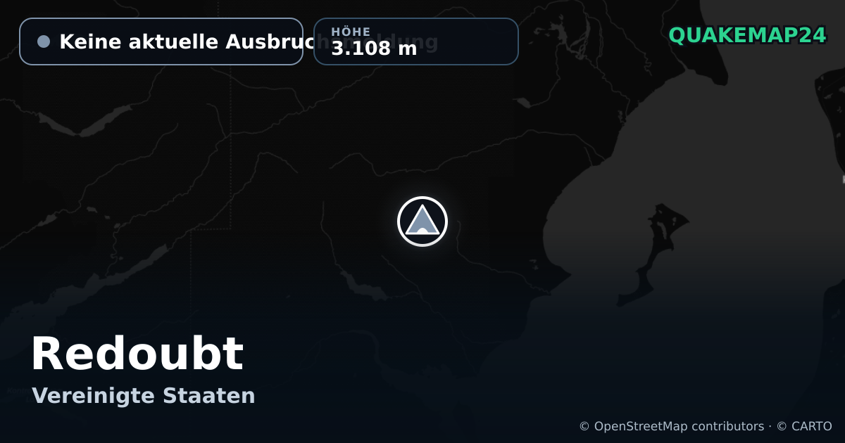 Redoubt · Keine aktuelle Ausbruchsmeldung · 3.108 m
