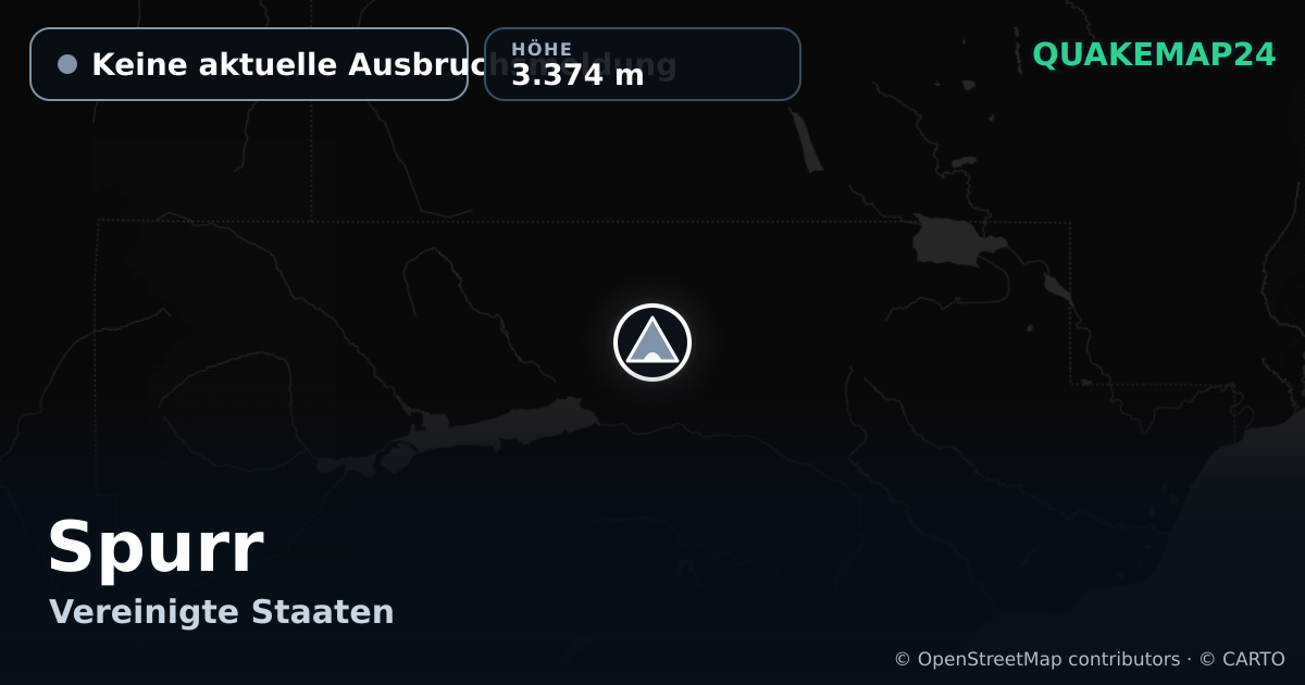 Spurr · Keine aktuelle Ausbruchsmeldung · 3.374 m
