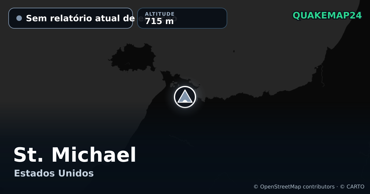 St. Michael · Sem relatório atual de erupção · 715 m