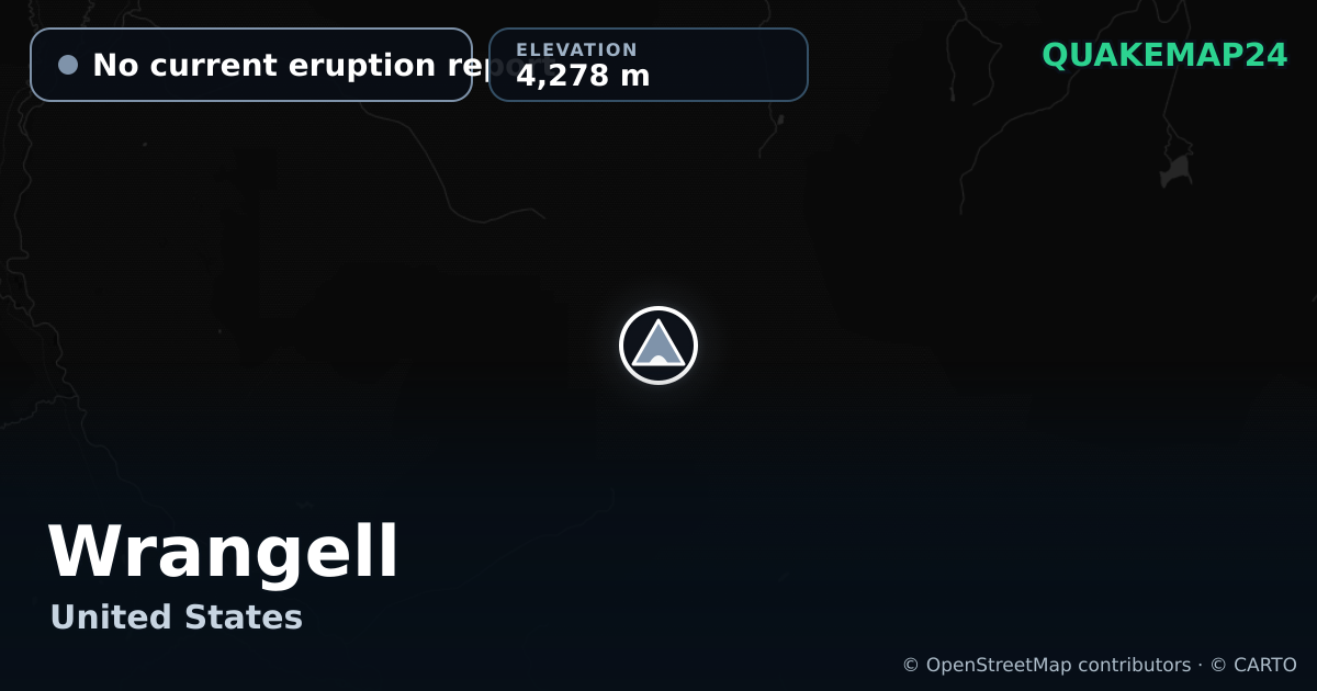 Wrangell · No current eruption report · 4,278 m