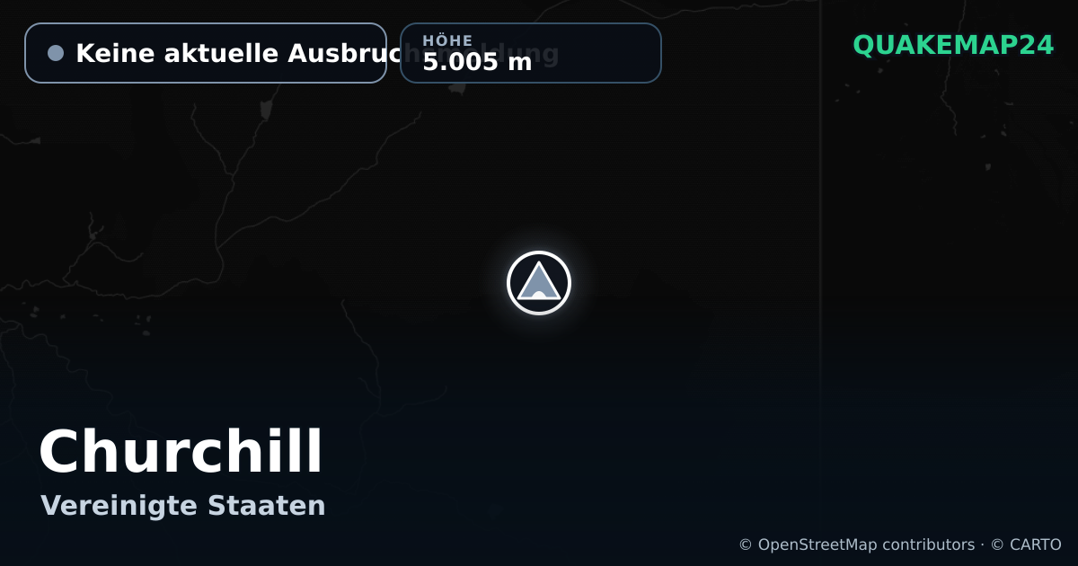 Churchill · Keine aktuelle Ausbruchsmeldung · 5.005 m