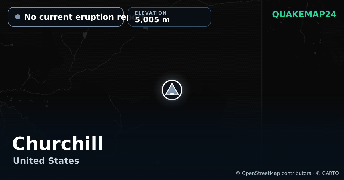 Churchill · No current eruption report · 5,005 m