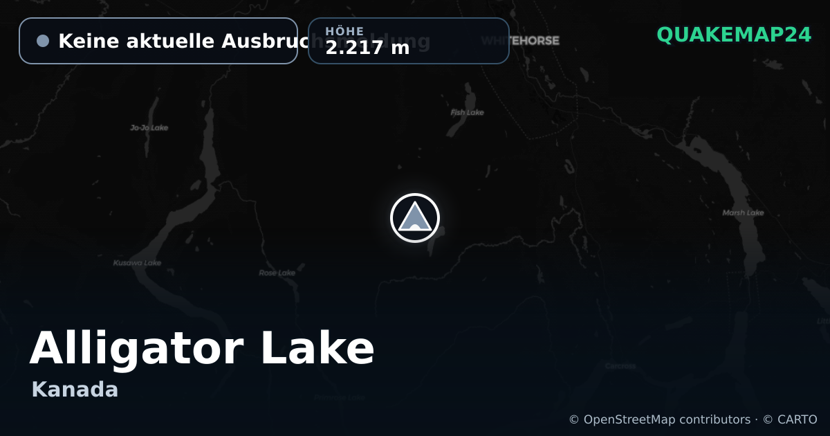 Alligator Lake · Keine aktuelle Ausbruchsmeldung · 2.217 m