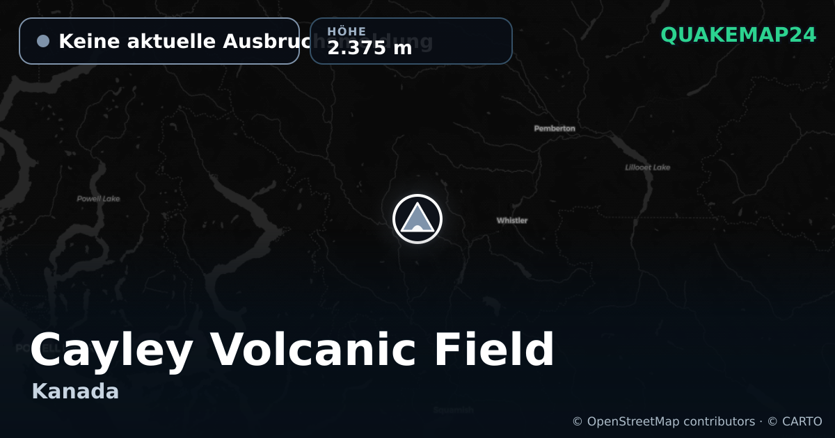 Cayley Volcanic Field · Keine aktuelle Ausbruchsmeldung · 2.375 m