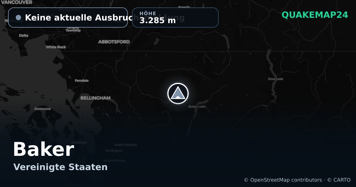 Baker · Keine aktuelle Ausbruchsmeldung · 3.285 m