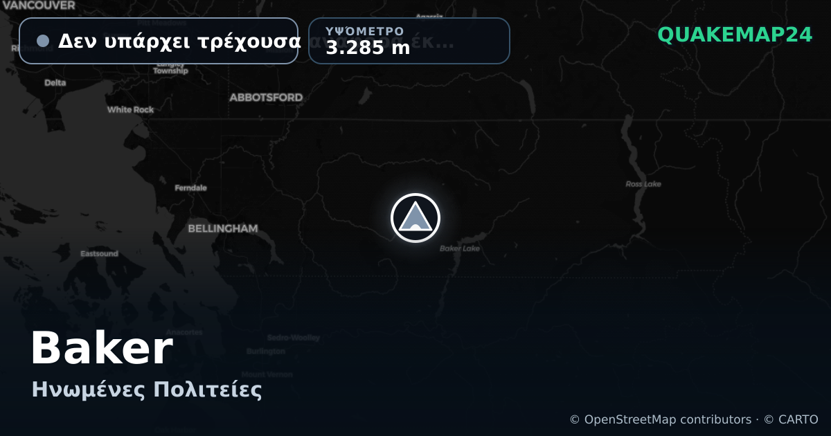 Baker · Δεν υπάρχει τρέχουσα αναφορά έκρηξης · 3.285 m
