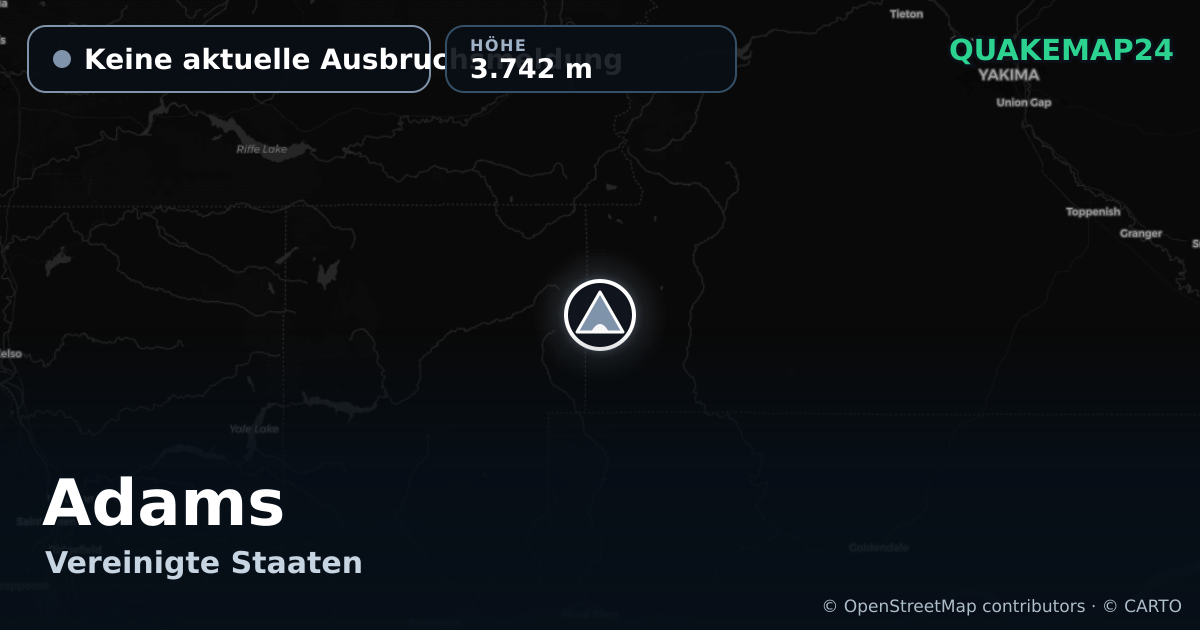 Adams · Keine aktuelle Ausbruchsmeldung · 3.742 m
